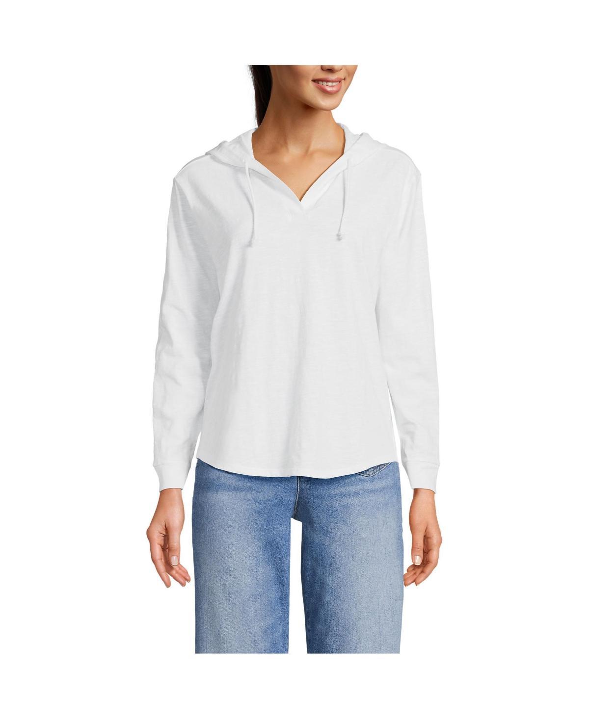 Women's Slub Hooded Popover Product Image