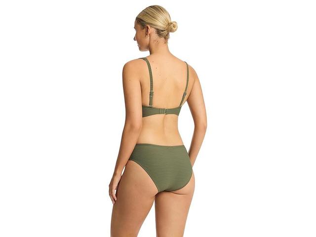 Sea Level Textured Bikini Bottoms Product Image