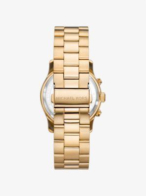 Oversized Pavé Logo -Tone Watch Product Image