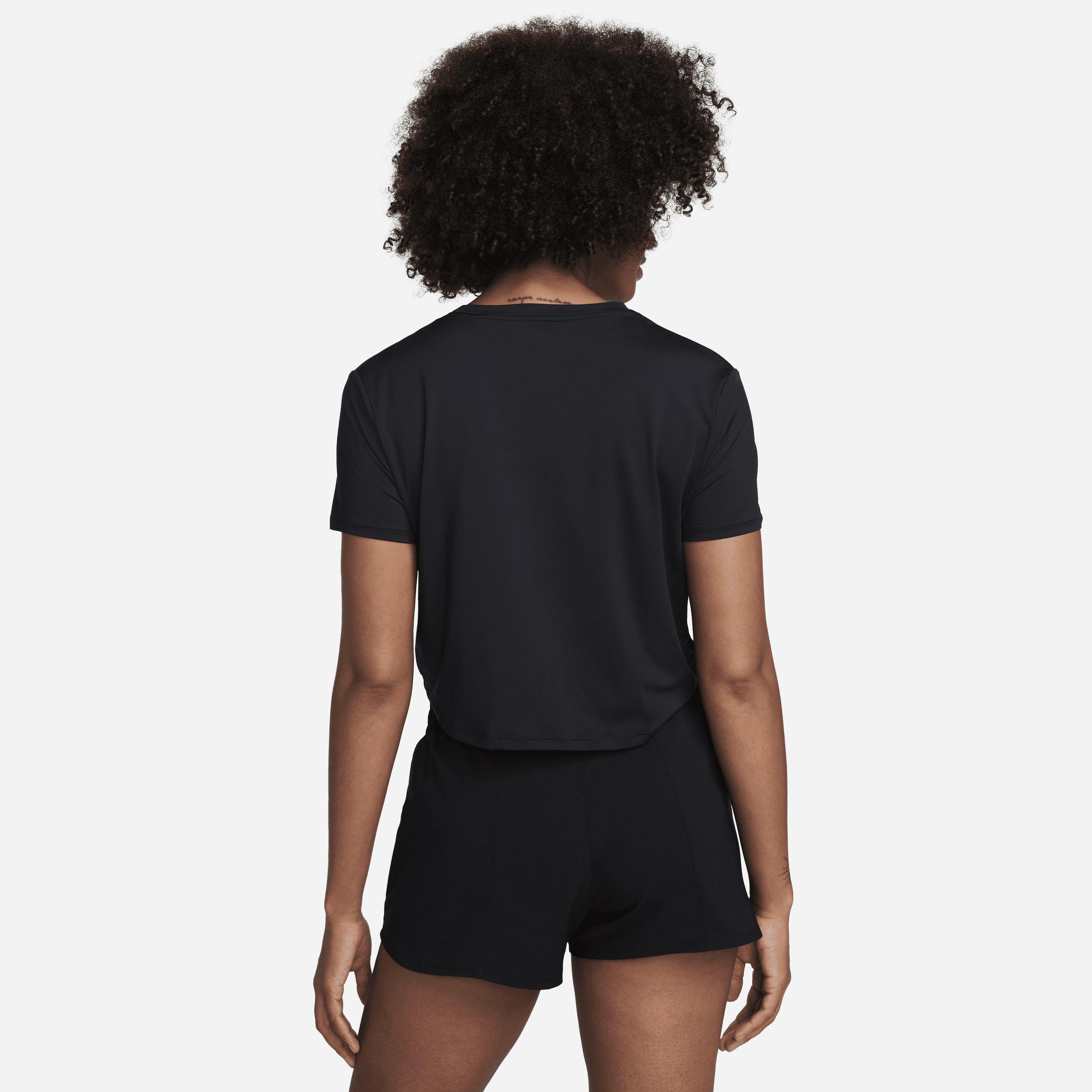 Womens Nike One Dri-FIT Crop Short Sleeve Top Product Image