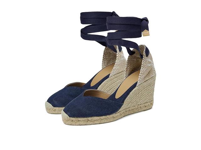 CASTANER Chiara 80 mm Wedge Espadrille (Dark ) Women's Shoes Product Image