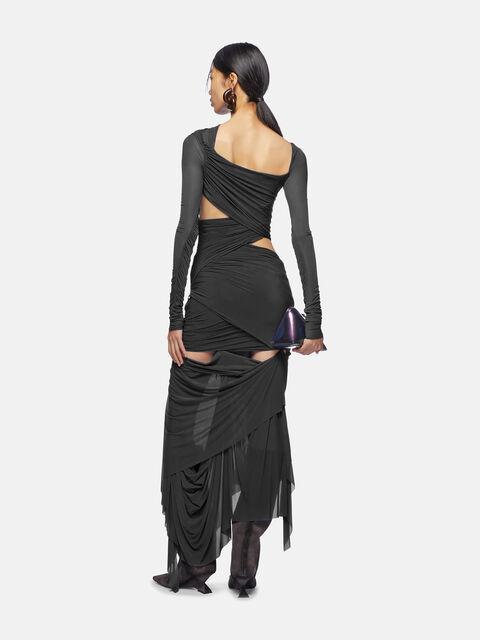 Black midi dress Product Image