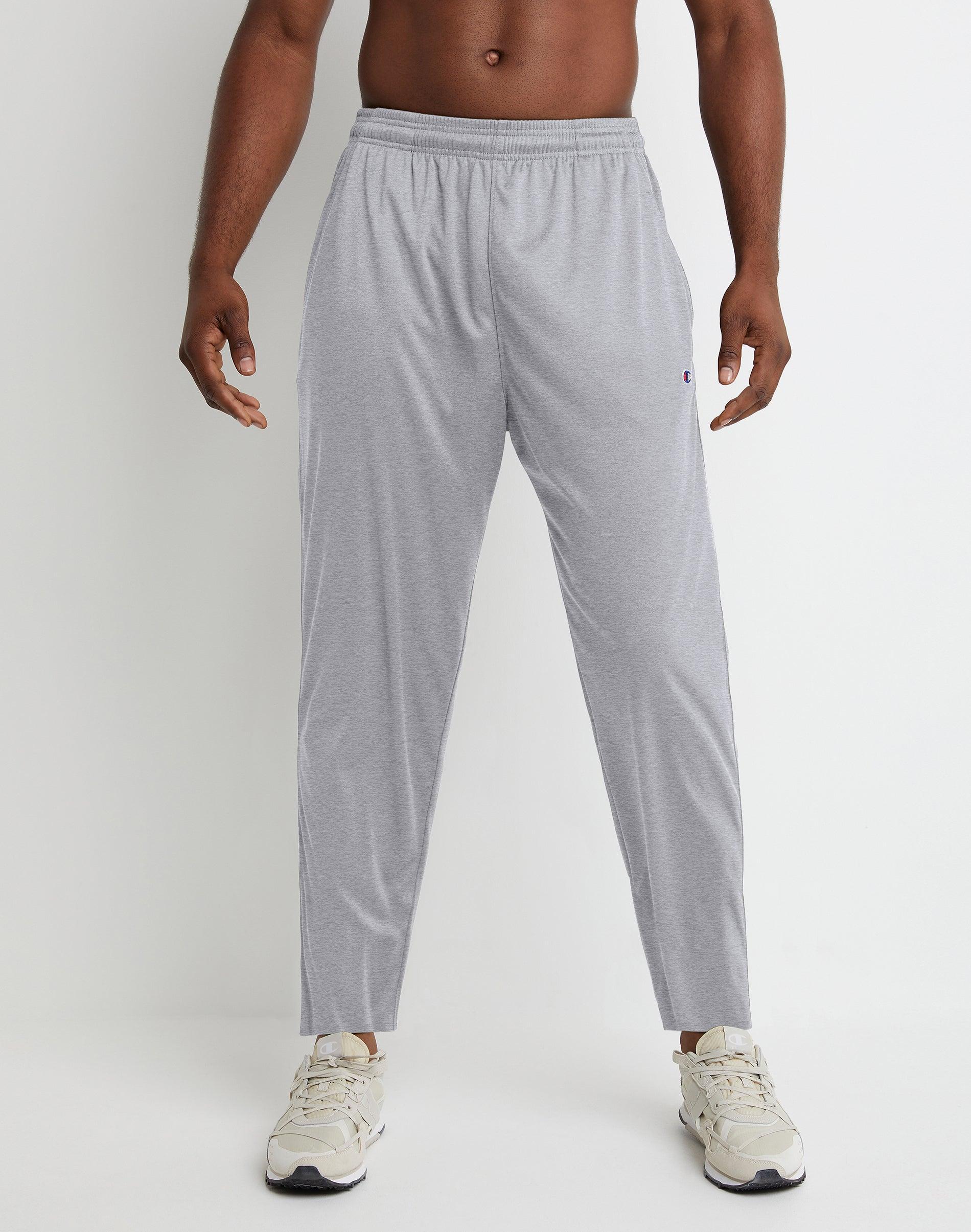 Mens Champion Big & Tall Everyday Cotton Open Bottom Pants, C Logo, 30-34 Oxford Grey 2XL Product Image