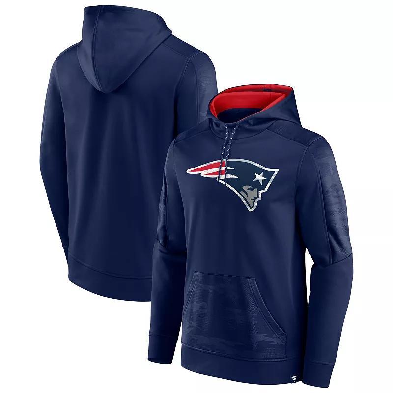 Mens Fanatics Branded New England Patriots On The Ball Pullover Hoodie Blue Product Image