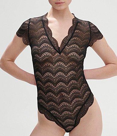 Simone Perele Karma Sheer Lace Bodysuit Product Image