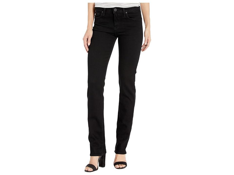 Womens Nico Mid-Rise Straight-Leg Jeans Product Image