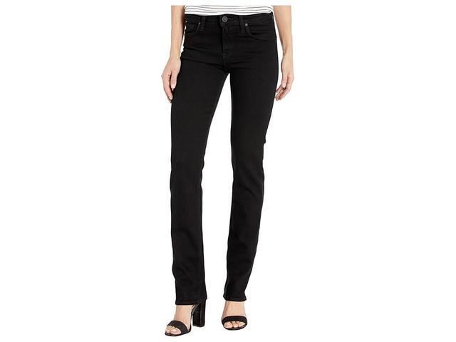 Womens Nico Mid-Rise Straight-Leg Jeans Product Image