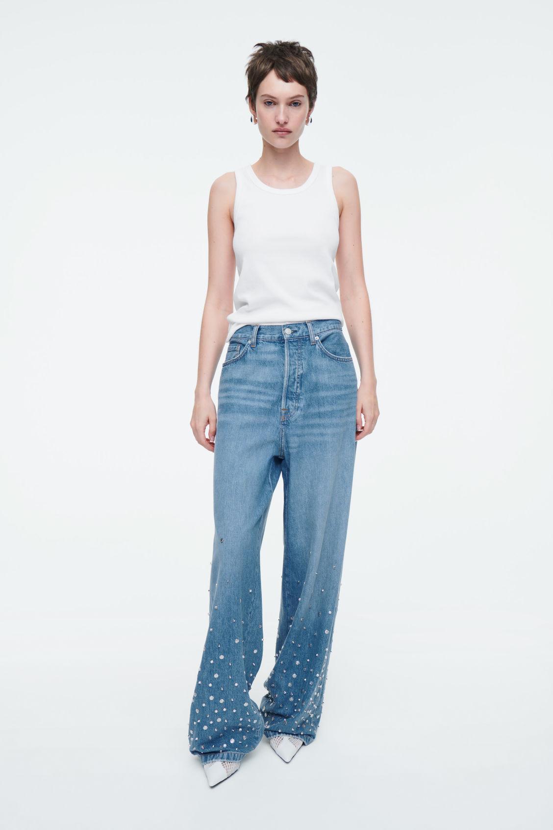 EMBELLISHED JEANS - RELAXED Product Image