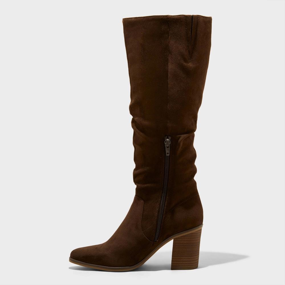 Women's Junie Tall Boots - Universal Thread™ Brown 7 Product Image