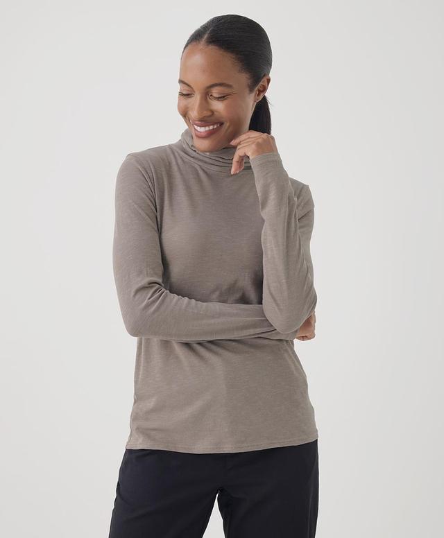 Womens Featherweight Slub Turtleneck XS Product Image