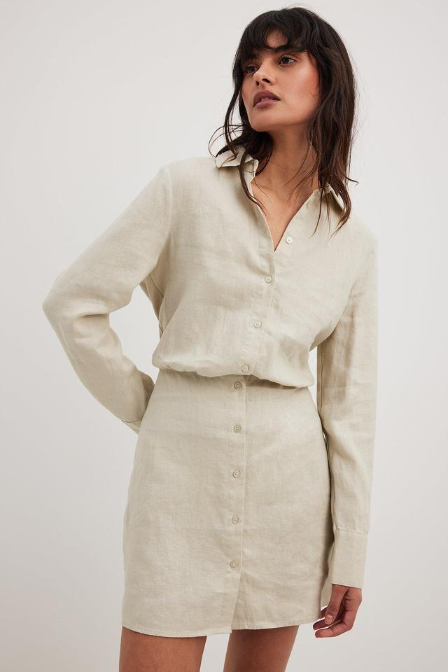 Linen Shirt Dress Product Image