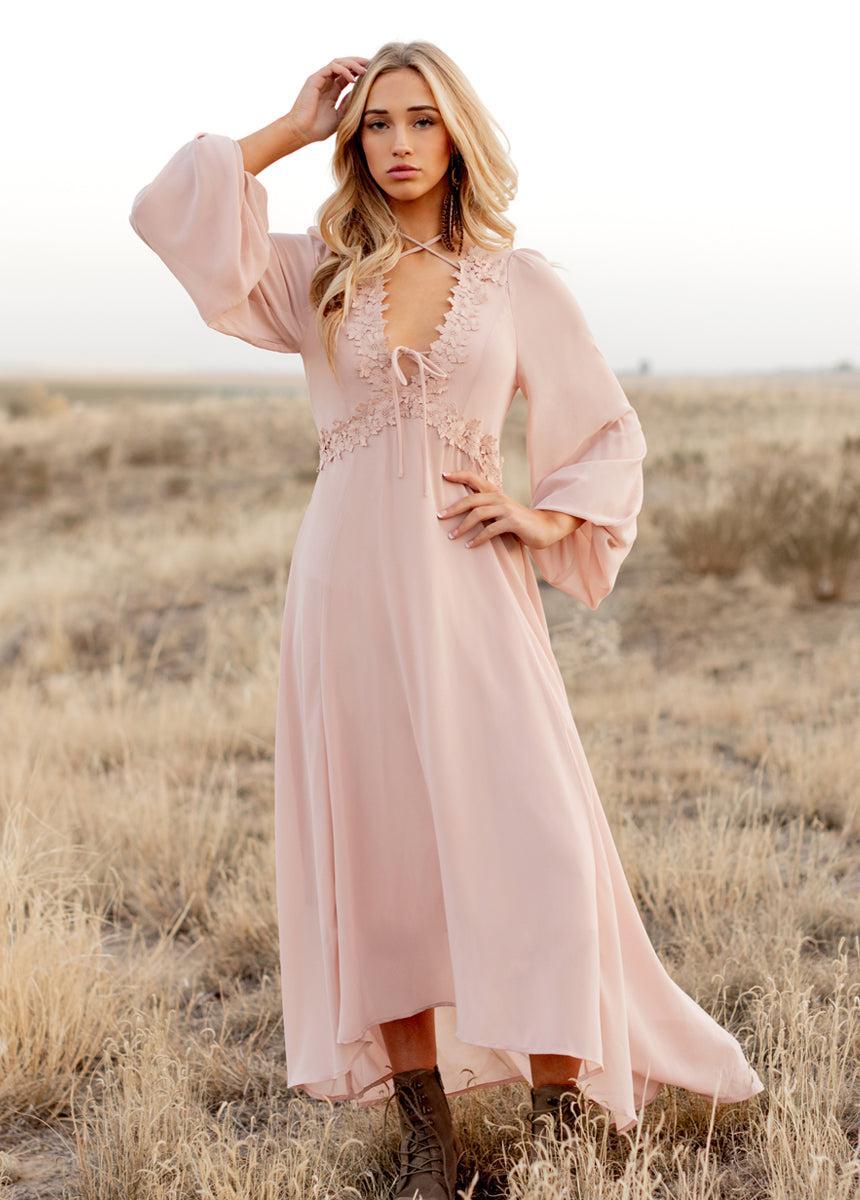 Niobe Dress in Blush Product Image