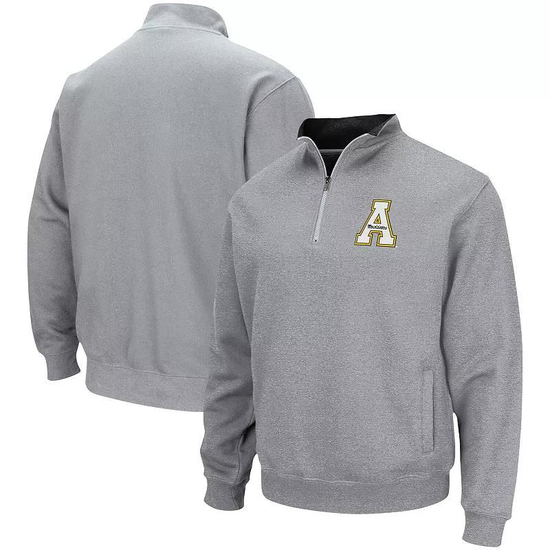 Mens Colosseum Heathered Gray Alabama Crimson Tide Tortugas Team Logo Quarter-Zip Jacket Product Image