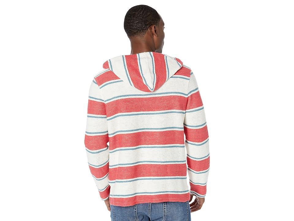 Lucky Brand Loop Terry Wide Stripe Baja Men's Clothing Product Image