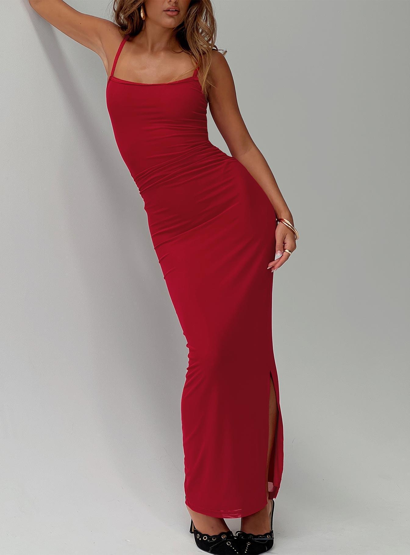 Apolline Maxi Dress Red product image