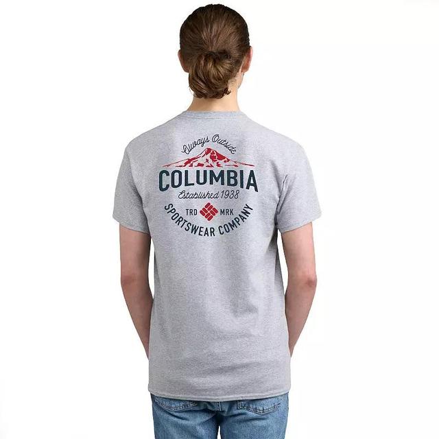 Mens Columbia Adventure Print Short Sleeve Graphic Tee Product Image