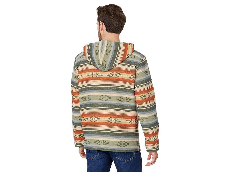 Pendleton Driftwood Hoody (Adobe/Green Stripe) Men's Sweatshirt Product Image