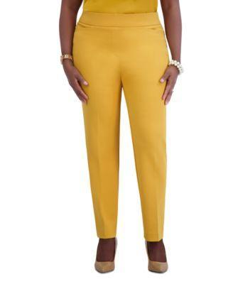 Kasper Womens Pull-On Straight-Leg Pants Product Image