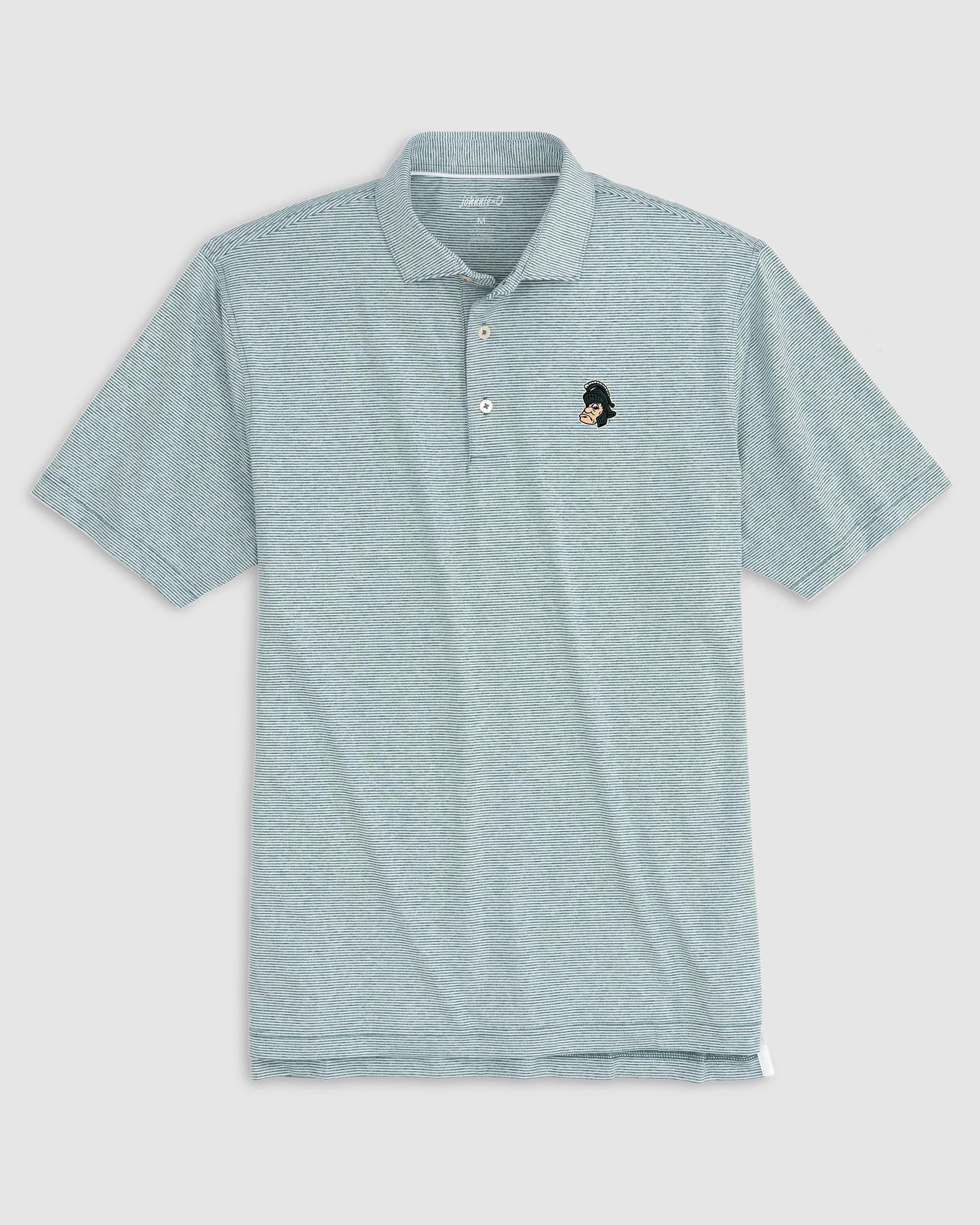 Vanderbilt Lyndonn Striped Jersey Performance Polo Product Image