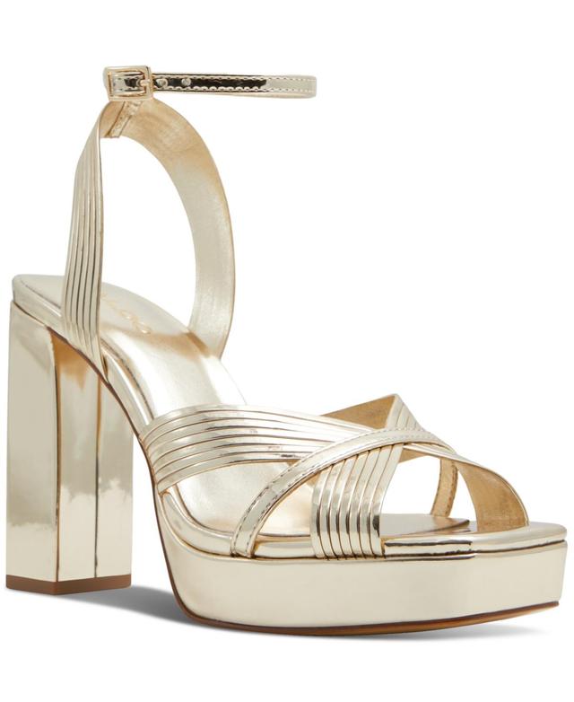 Aldo Womens Nadie Strappy Platform Dress Sandals Product Image