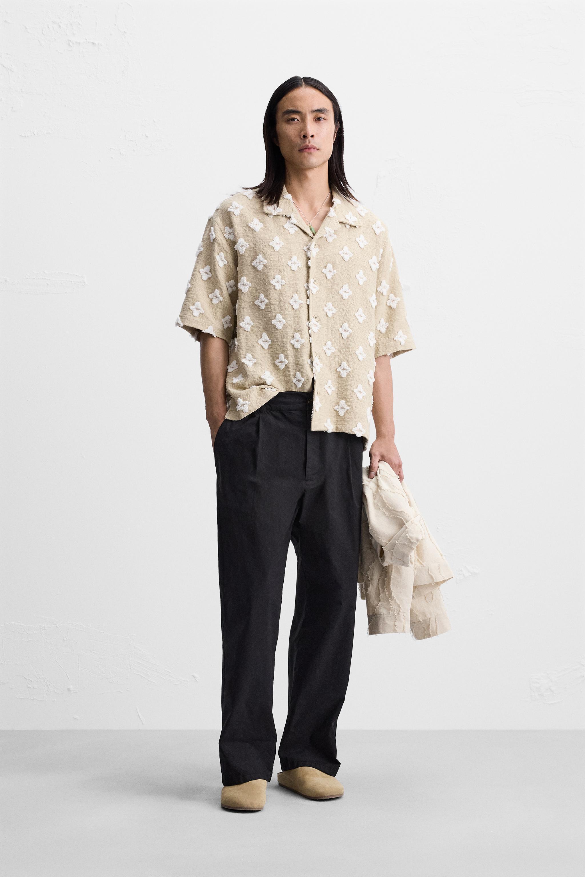 GEOMETRIC JACQUARD SHIRT Product Image