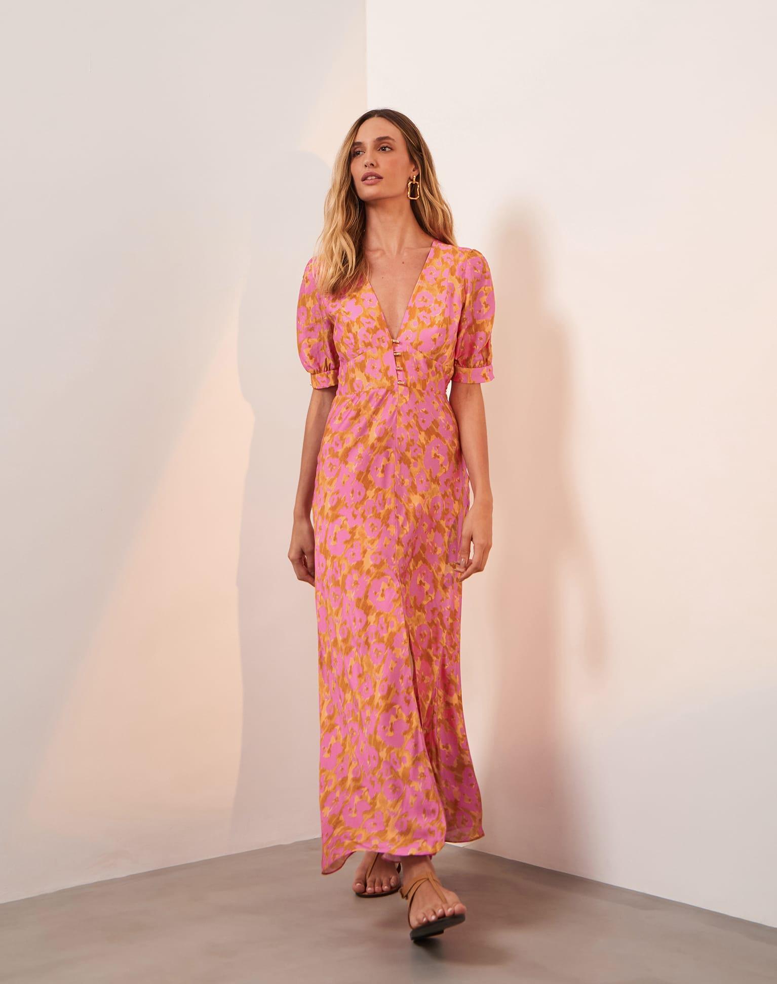 Lorelay Detail Midi Dress - Mosqueta Product Image