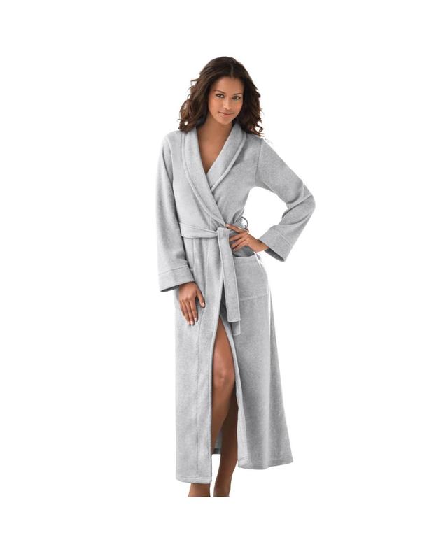 Dreams & Co. Womens Plush Wrap Robe Product Image