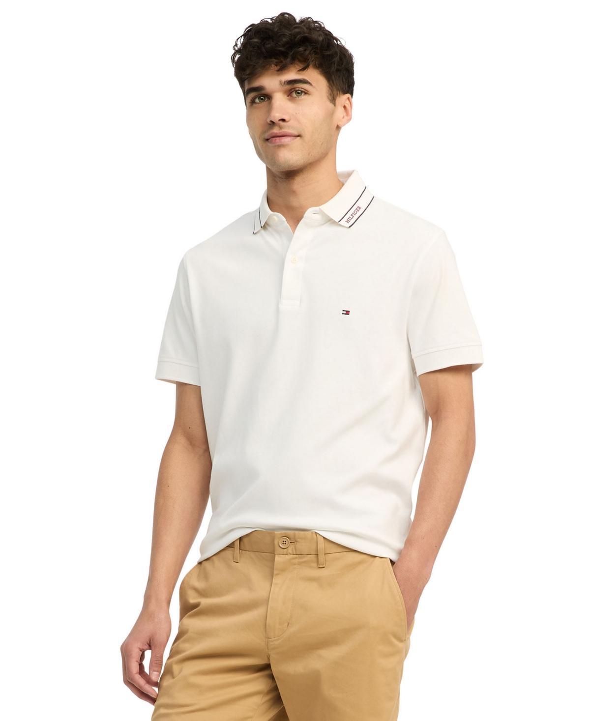 Men's Monotype Interlock Cotton Short Sleeve Polo Shirt Product Image