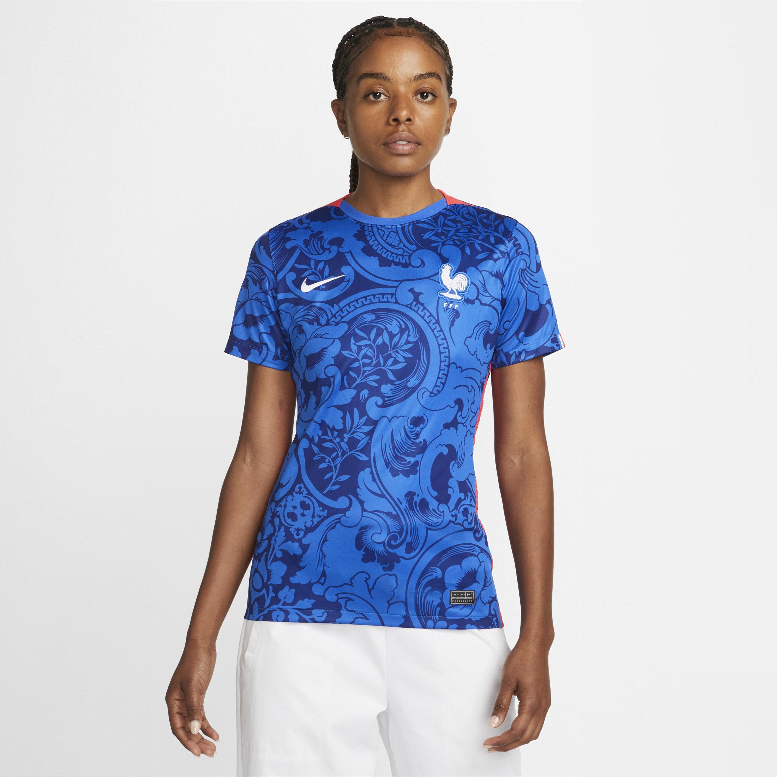 FFF 2022 Stadium Home Nike Women's Dri-FIT Soccer Jersey Product Image