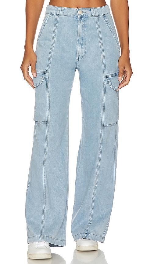 Hudson Jeans High Waist Wide Leg Cargo Jeans Product Image