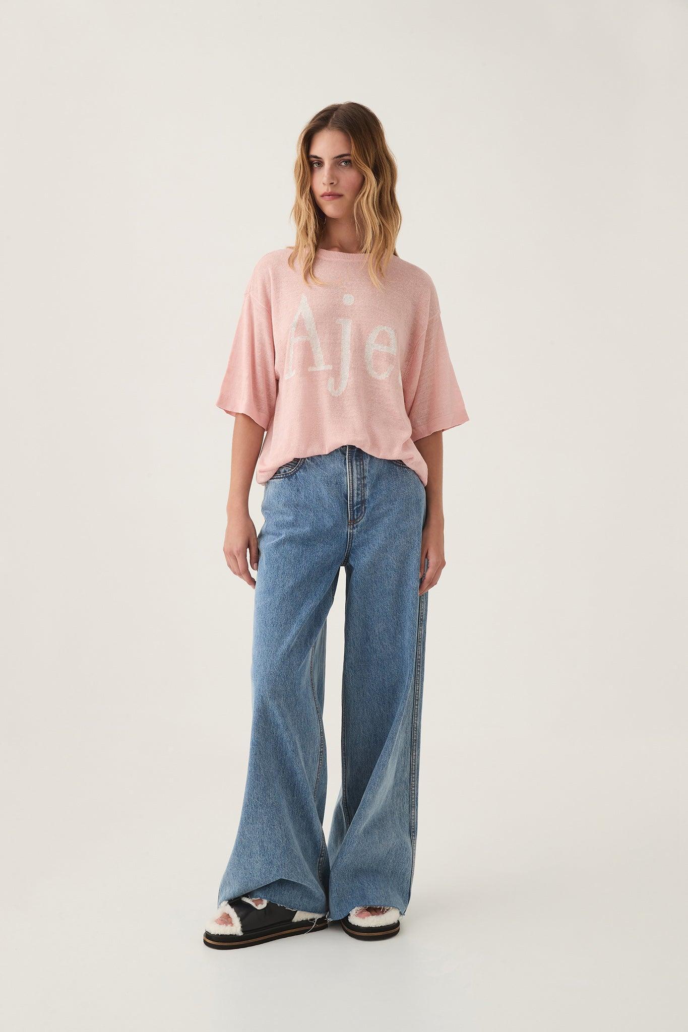 Elvira Oversized Linen Tee Product Image