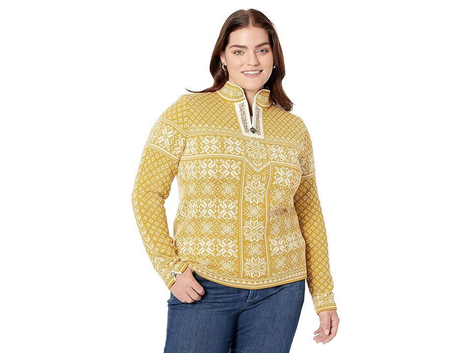 Dale of Norway Peace Sweater (Mustard) Women's Clothing Product Image