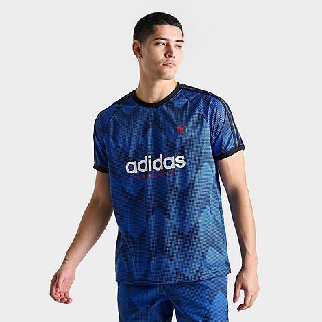 Adidas Mens Originals Soccer Inspired Allover Print T-Shirt Product Image