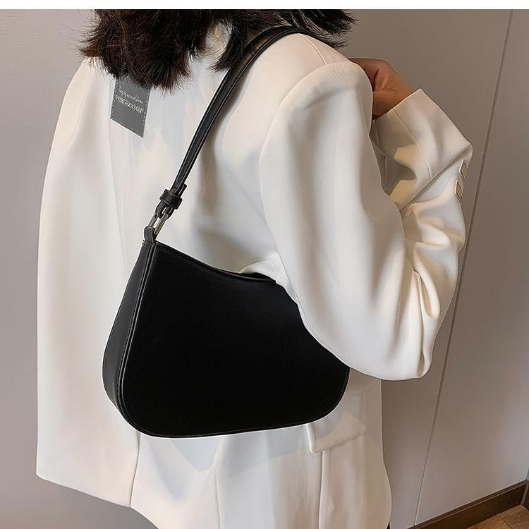 Faux Leather Shoulder Bag Product Image