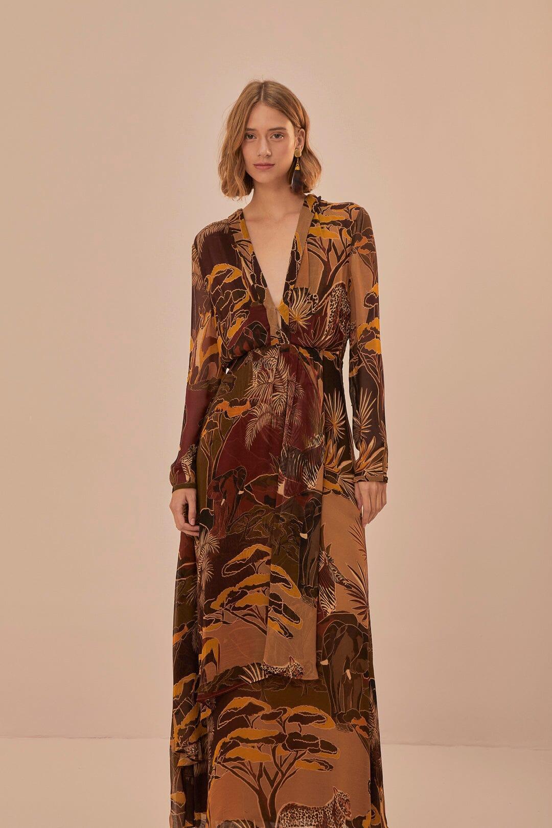 Caramel Savana Dream Maxi Dress Product Image