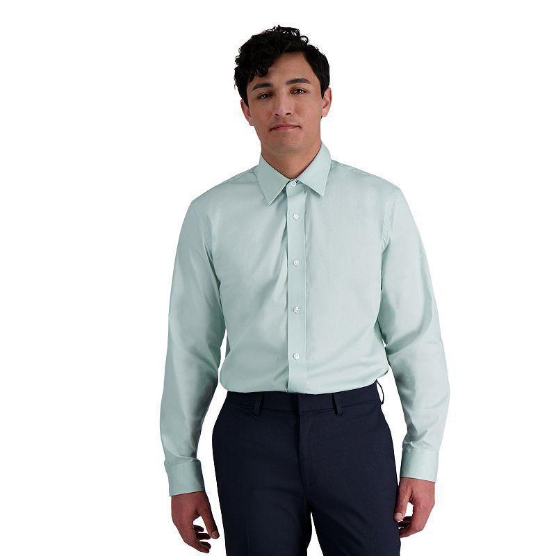 Mens Haggar Premium Comfort Slim Fit Wrinkle Resistant Dress Shirt Product Image