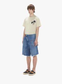 TWISTED WORKWEAR DENIM SHORTS in blue | JW Anderson US  Product Image