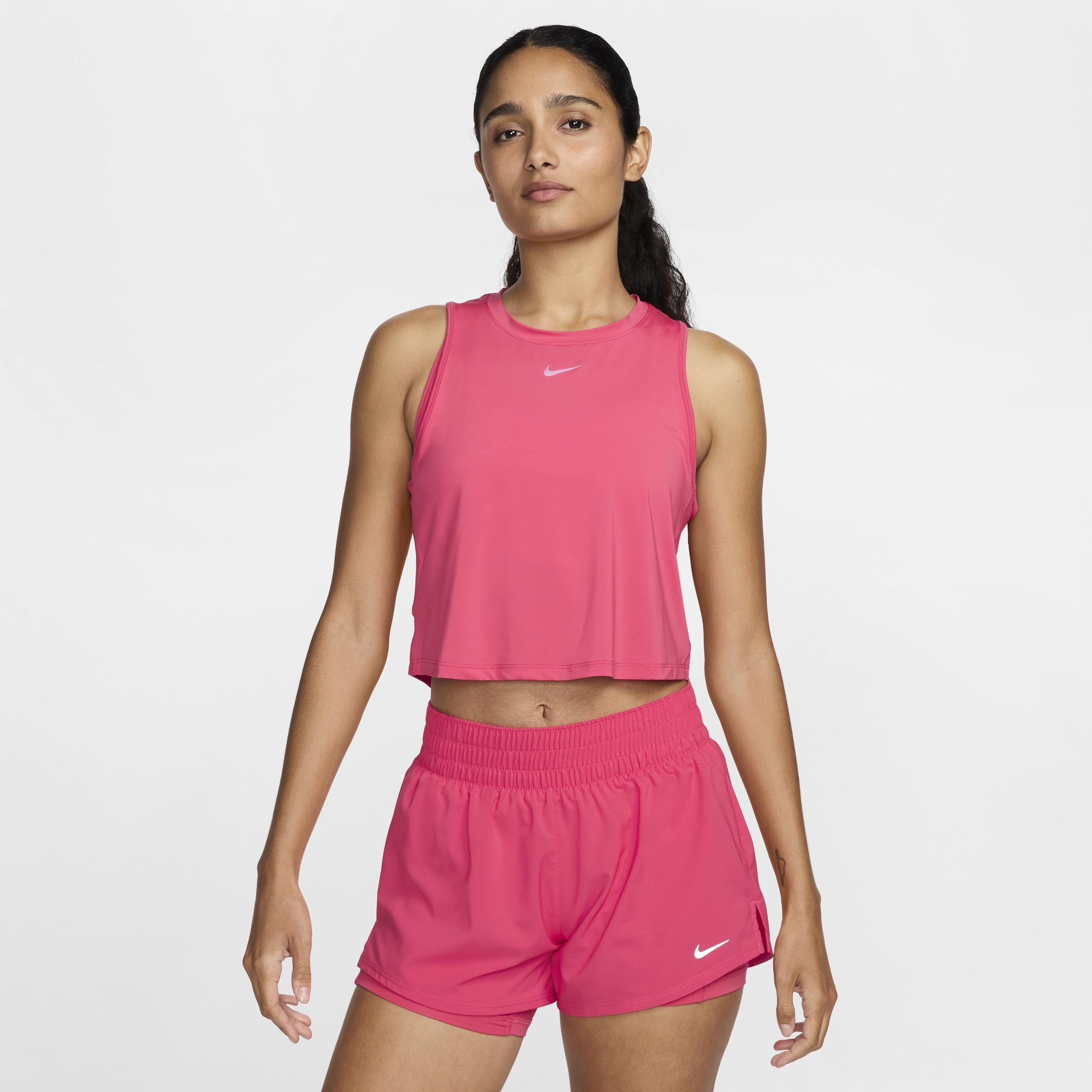 Nike Womens One Classic Dri-FIT Cropped Tank Top Product Image