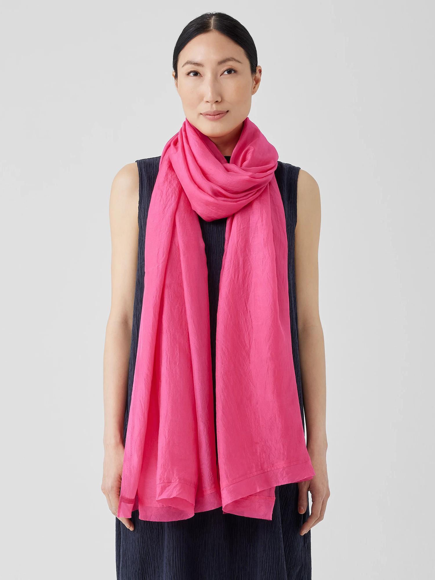 Washed Silk Parachute Scarf Product Image