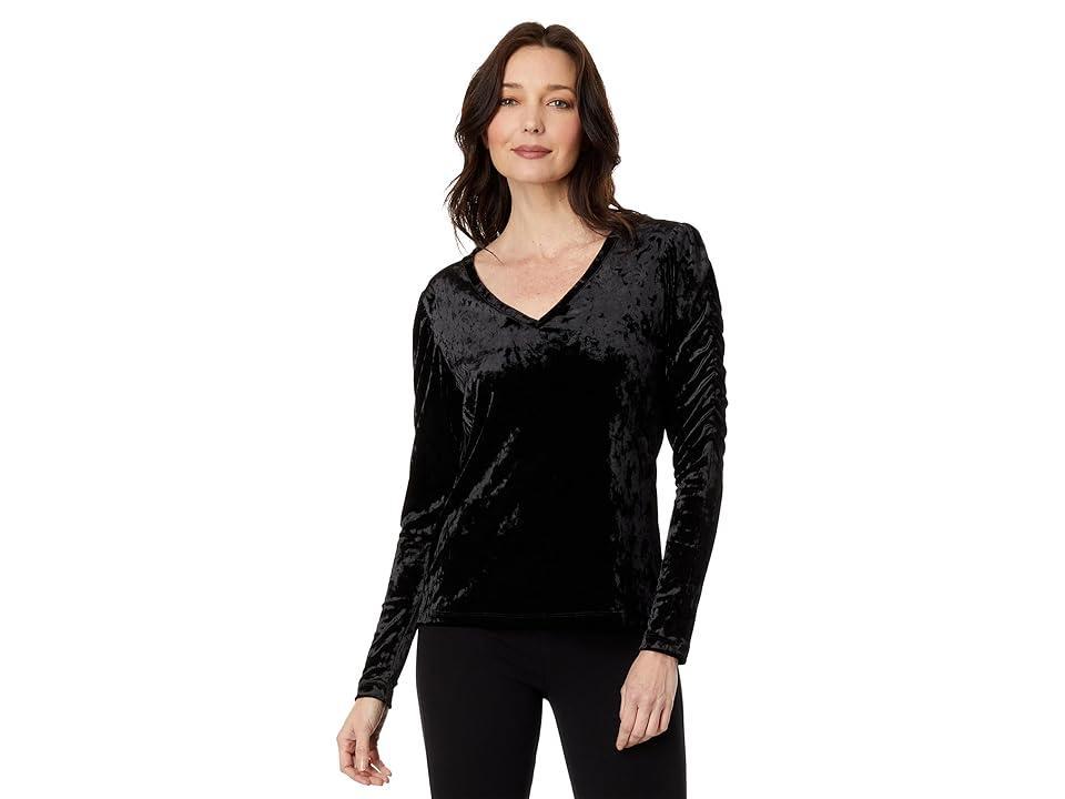 Elliott Lauren Velvet Poof Sleeve Top Women's Clothing product image