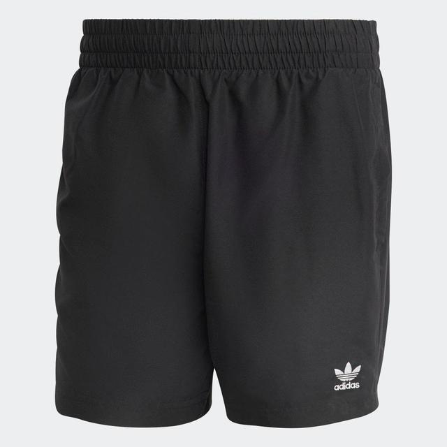 adidas Adicolor Essentials Solid Swim Shorts Black M Mens Product Image