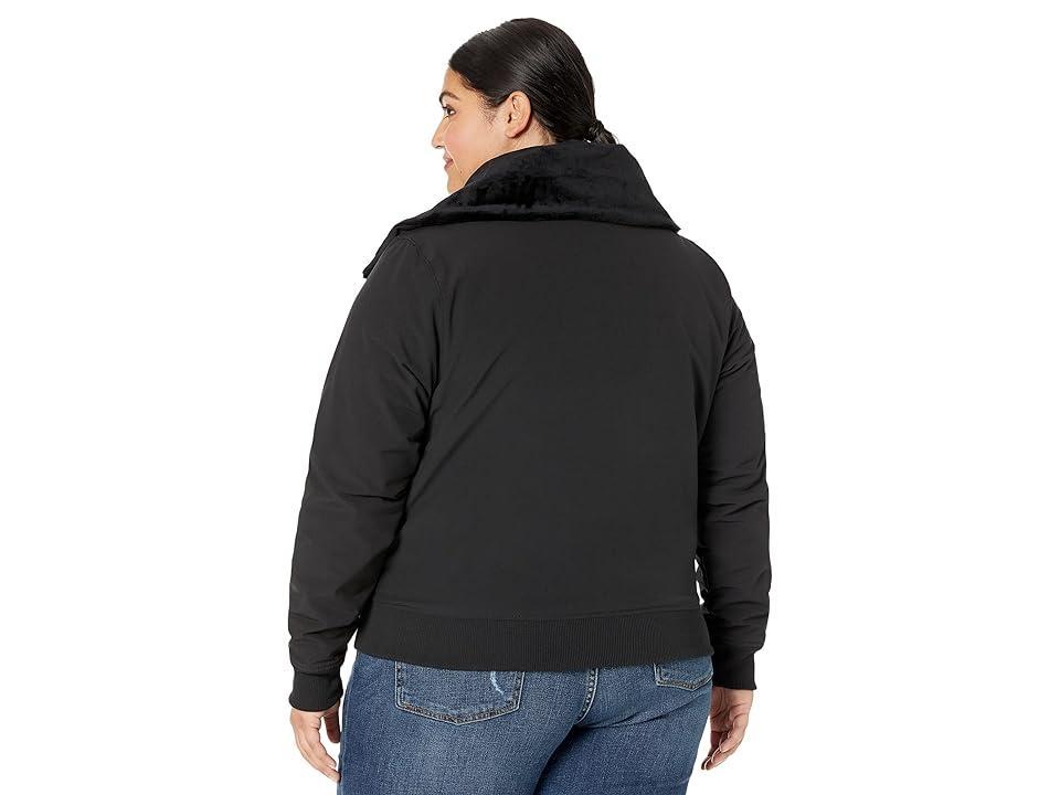 The North Face Plus Size Shelbe Raschel Bomber (TNF ) Women's Clothing Product Image