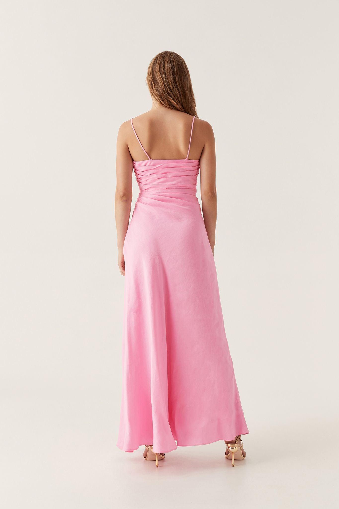 Clarice Draped Maxi Dress Product Image