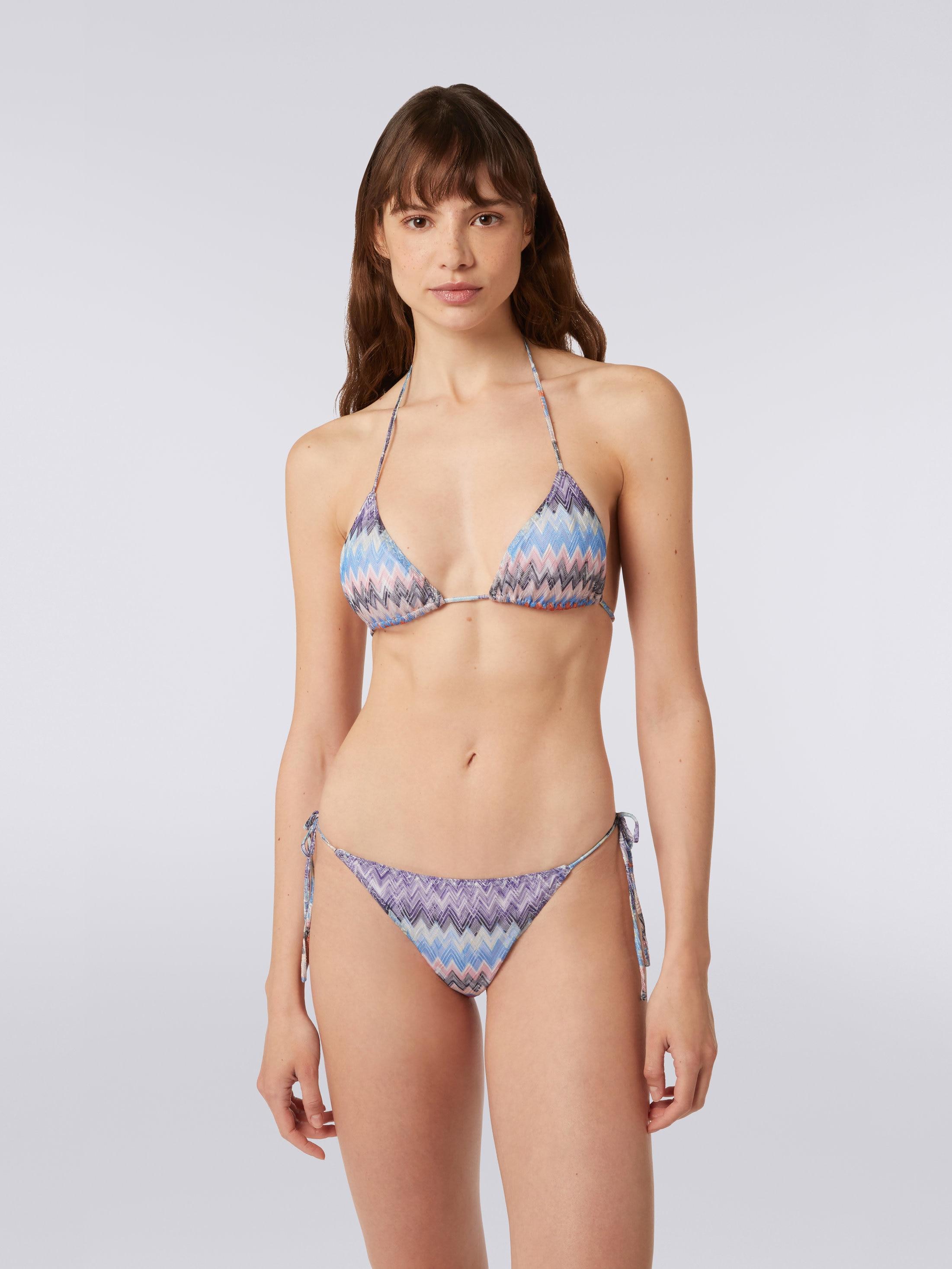 Slub chevron viscose bikini Product Image