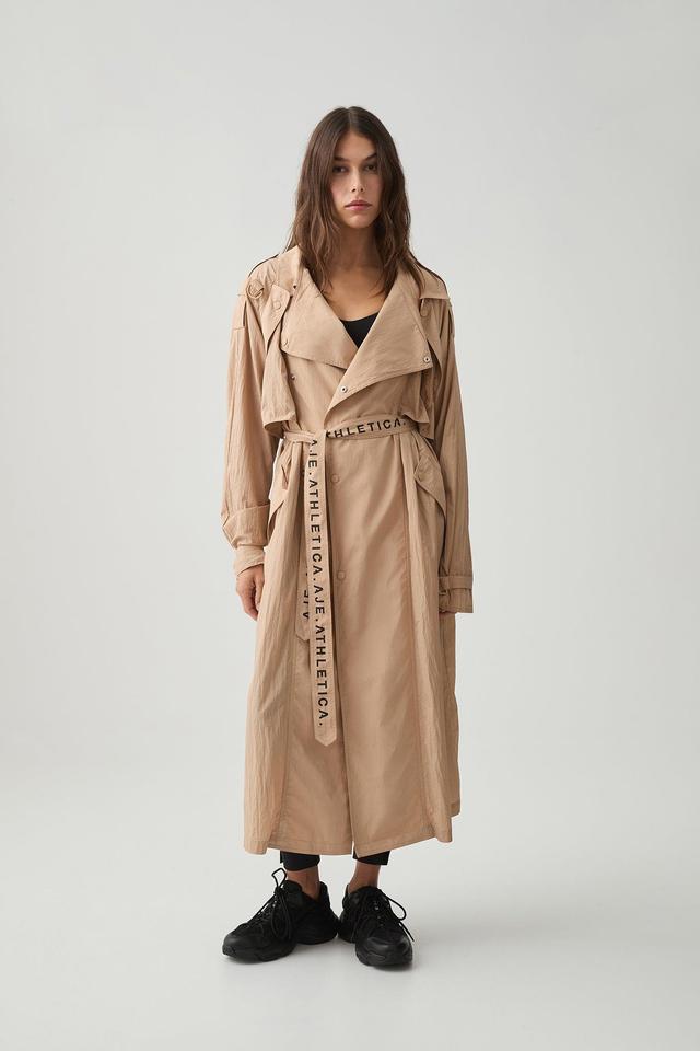 Longline Belted Trench 703 Product Image