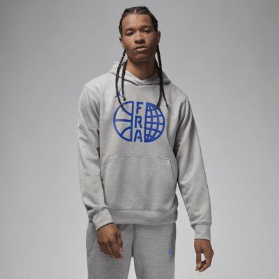 France Practice Men's Nike Basketball Fleece Hoodie Product Image