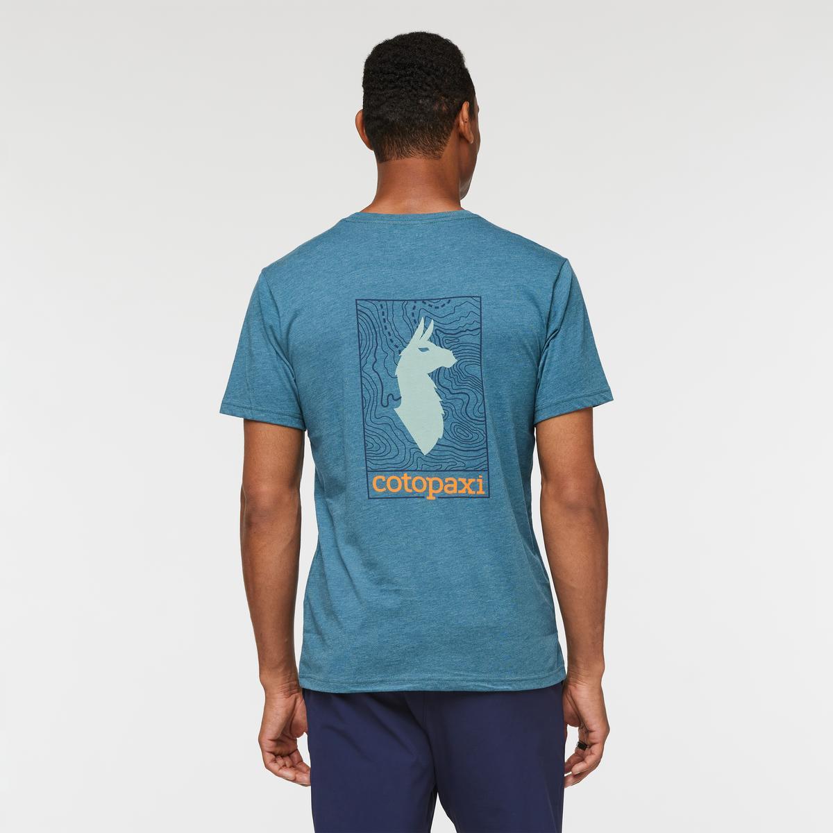 Llama Map T-Shirt - Men's Male Product Image