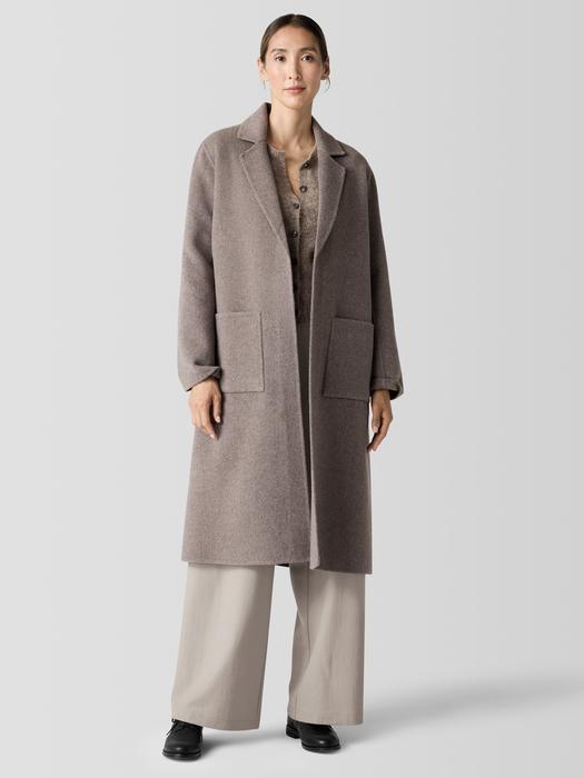 Doubleface Wool Cloud Notch Collar Coat Product Image