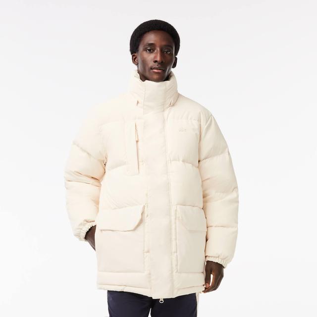 Removable Hood Midi Puffer Jacket Product Image