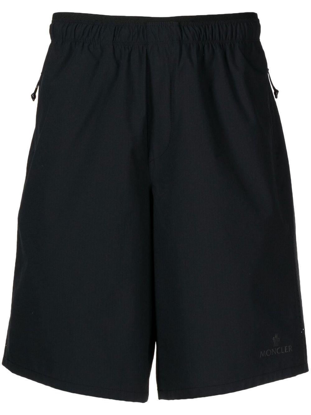 Logo-print Track Shorts In Black Product Image